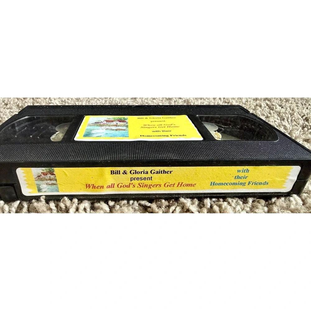 Sony VHS Bill & Gloria Gaither When All Gods Singers Get Home Gospel